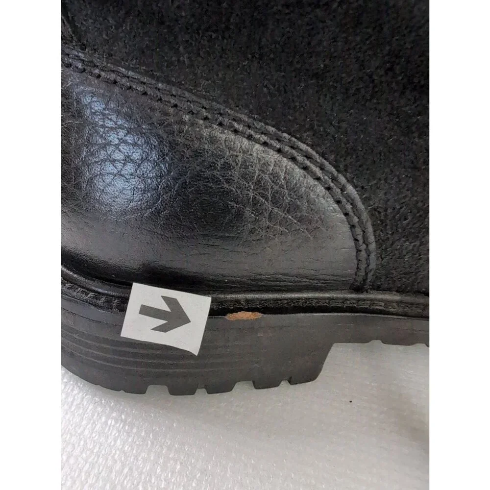 Cole Haan Grand OS Ankle Boot Mens 9 Black Leather Grunge Punk Rocker Edgy Urban